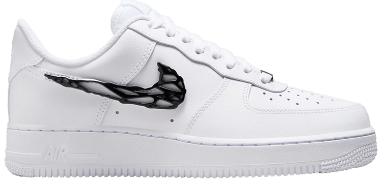 Nike Wmns Air Force 1 07 LX Molten Metal Swoosh Pack Black