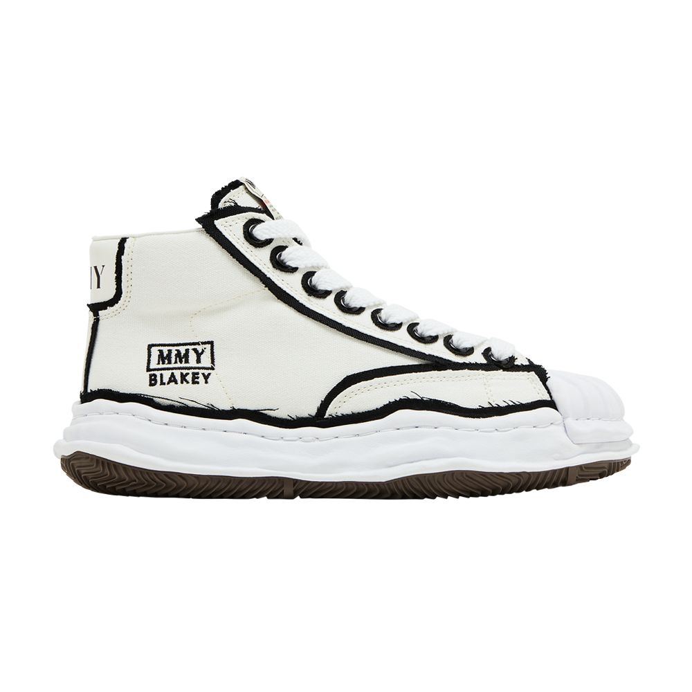 Pre-owned Miharayasuhiro Maison Mihara Yasuhiro Maison Mihara Yasuhiro Blakey Overhanging Canvas High 'white' | Men's Size 41