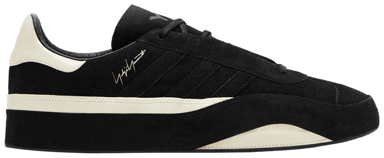 adidas gazelle silver green womens Y-3 GAZELLE BLACK/BLACK/ALUMIN main image 0