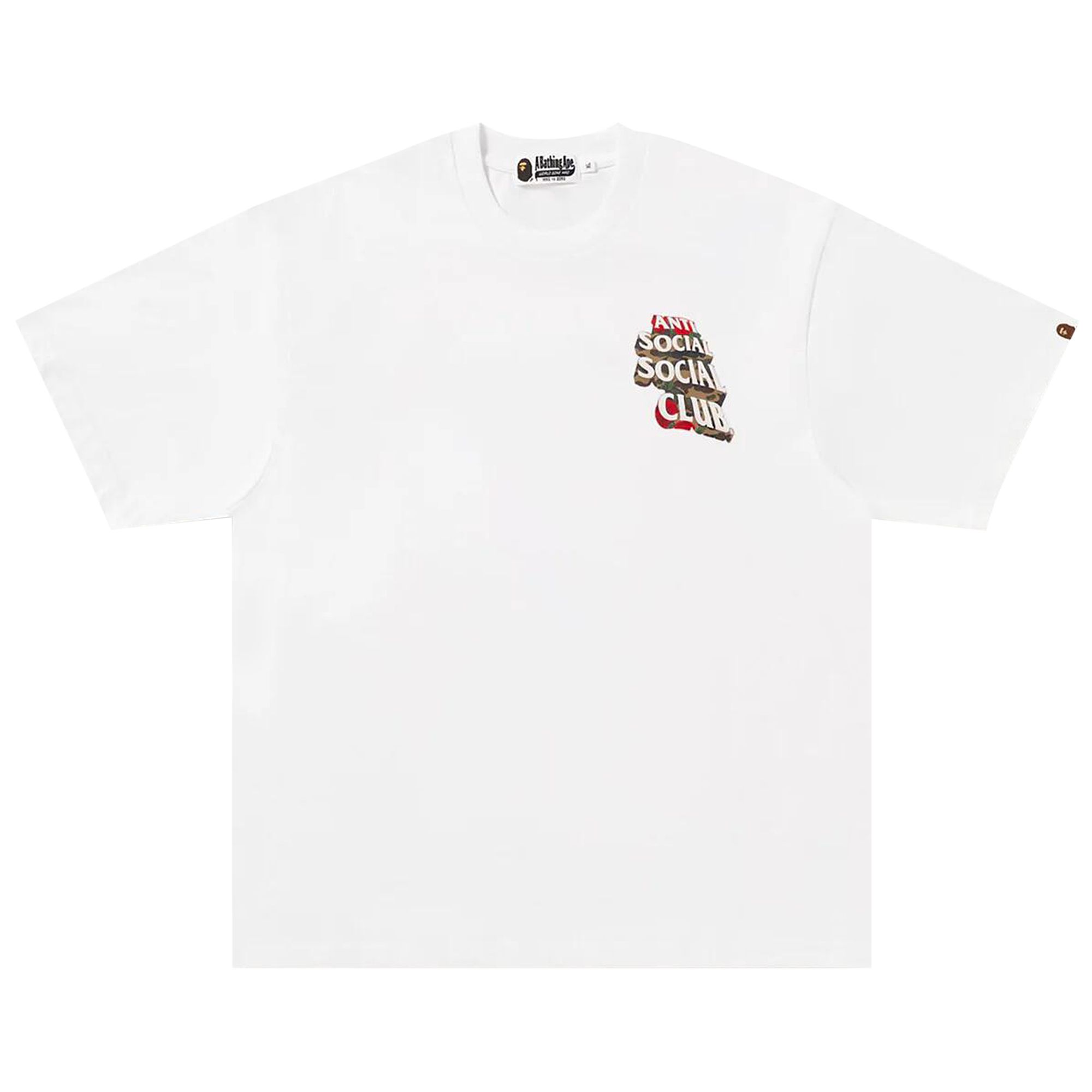 Pre-owned Bape X Anti Social Social Club Tee #2 'white'