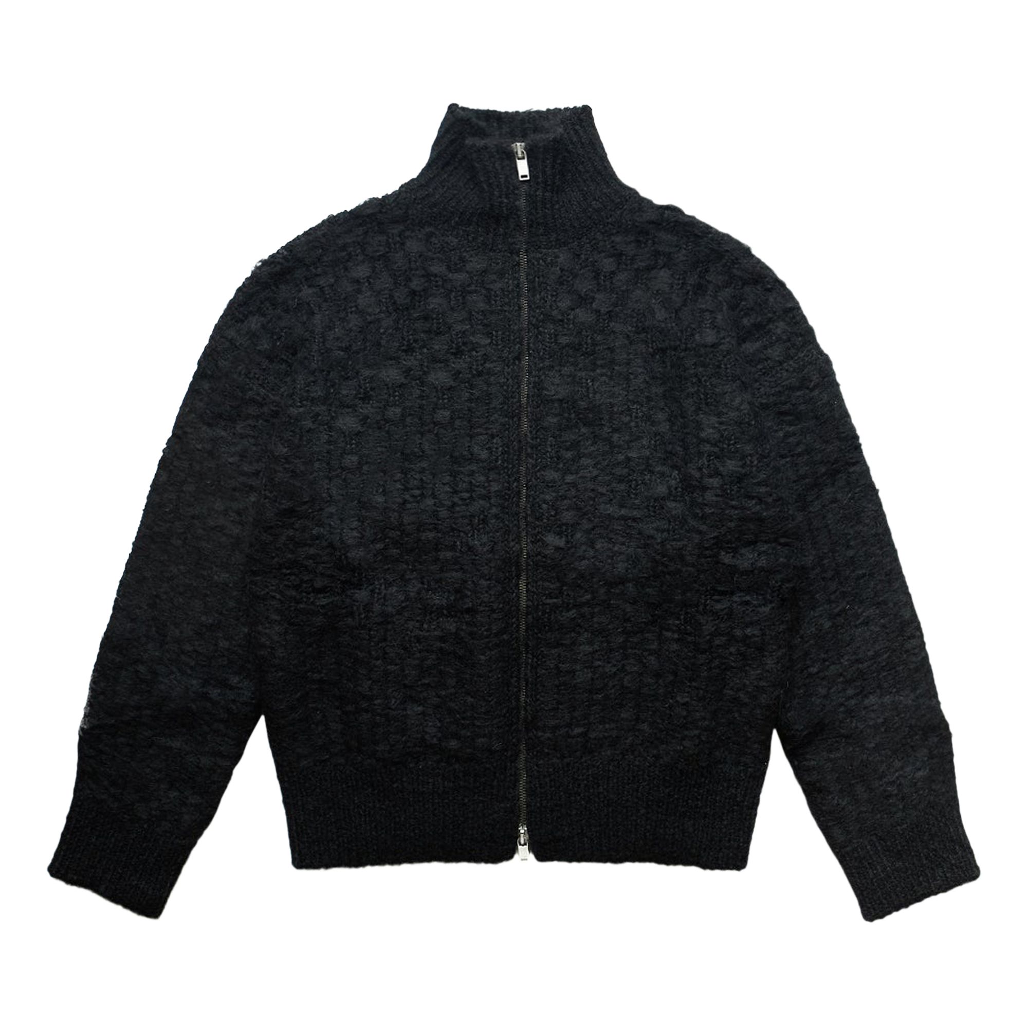 Pre-owned Jil Sander Zipped Up Cardigan 'black' | Men's Size 56