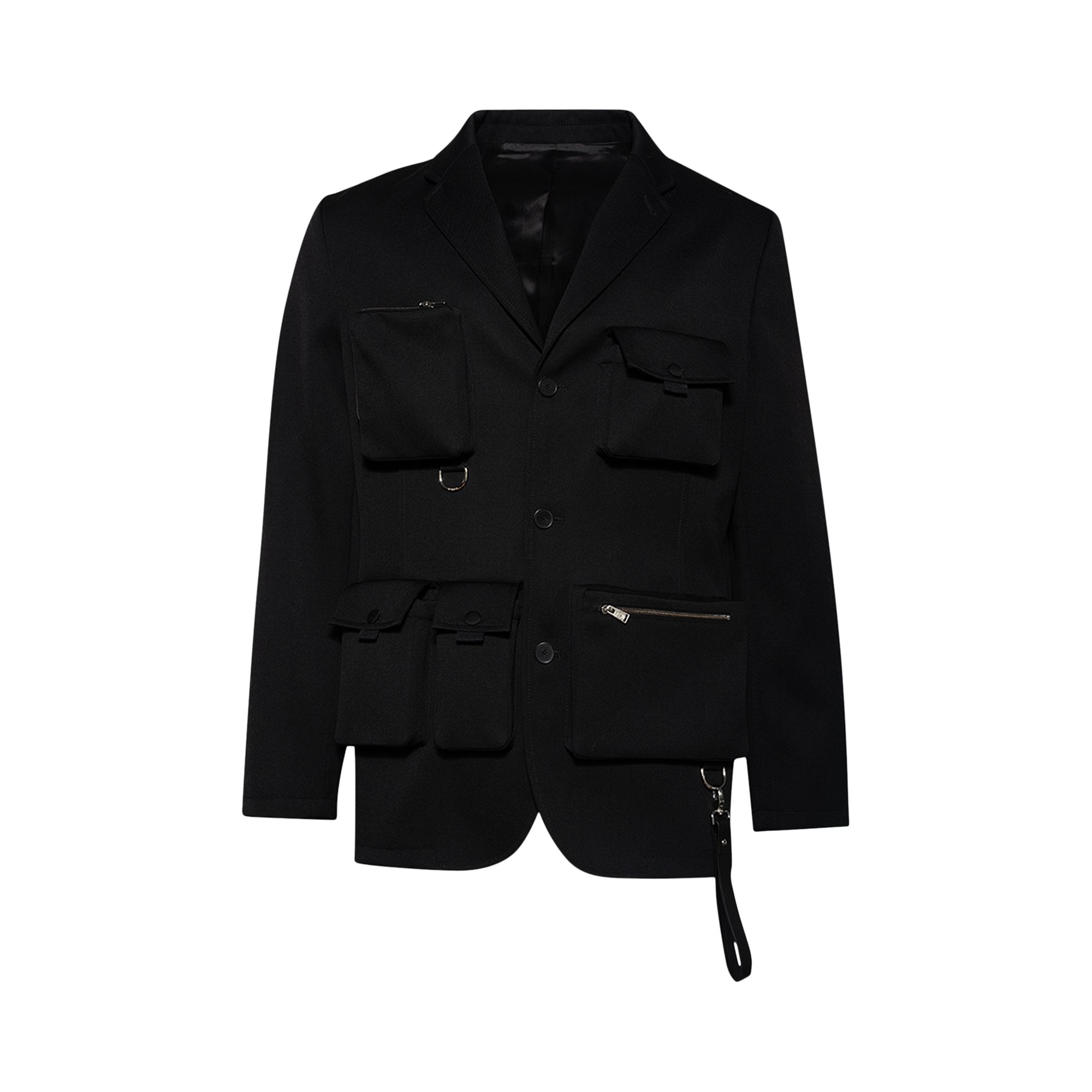 Pre-owned Lanvin Multi Pockets Jacket 'black' | Men's Size 54