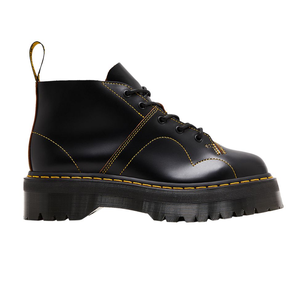 Pre-owned Dr. Martens Church Platform Monkey Boot 'black'