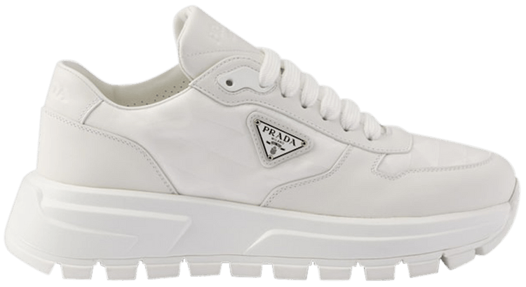 Prada Wmns Prax 01 Re Nylon Lug Sole White