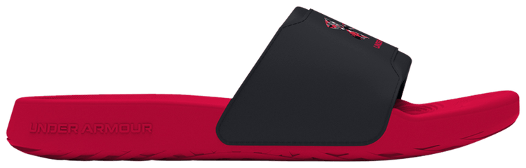 Under Armour Ignite Select Graphic Logo Slide Red Black