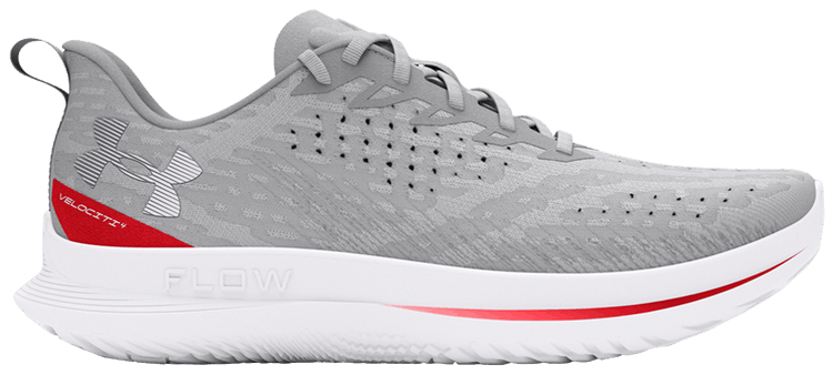 Under Armour Flow Velociti 4 Halo Grey Racer Red