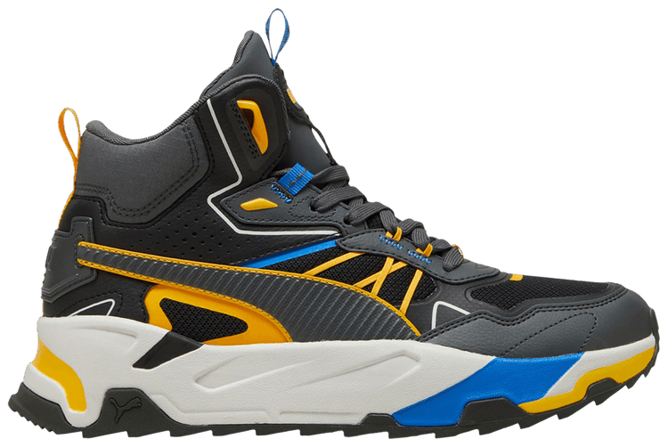 Puma Trinity Mid Hybrid Shadow Grey Tangerine Blue