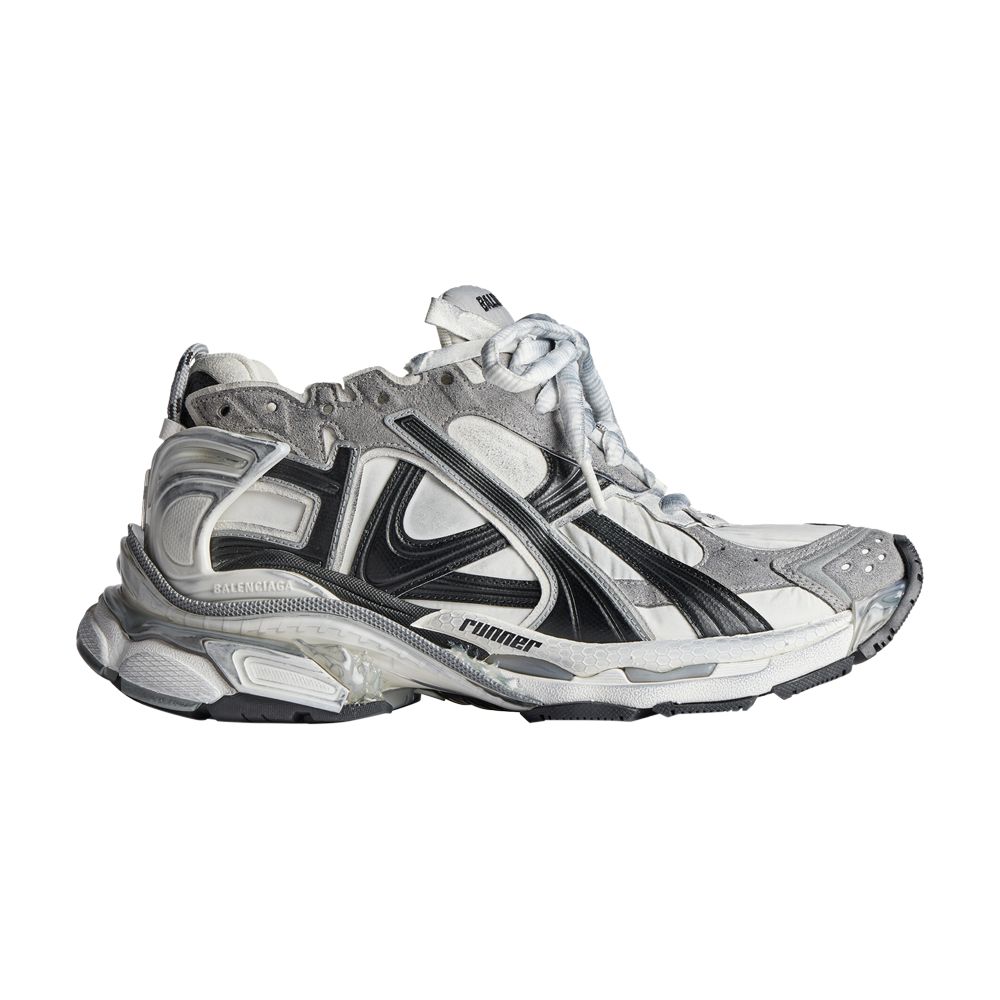 Pre-owned Balenciaga Wmns Runner Sneaker 'worn-out - Grey Black' | Women's Size 38