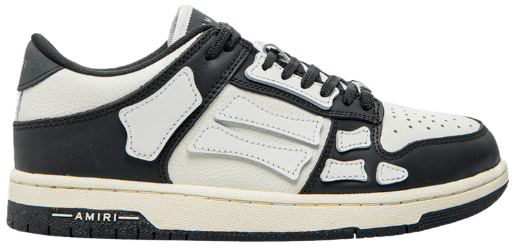 スニーカー AMIRI Women Sneakers 409881 AWFOSR1082 WHITE Buy Amiri Wmns Skel Top Low 'Black White - White Bones' 2024