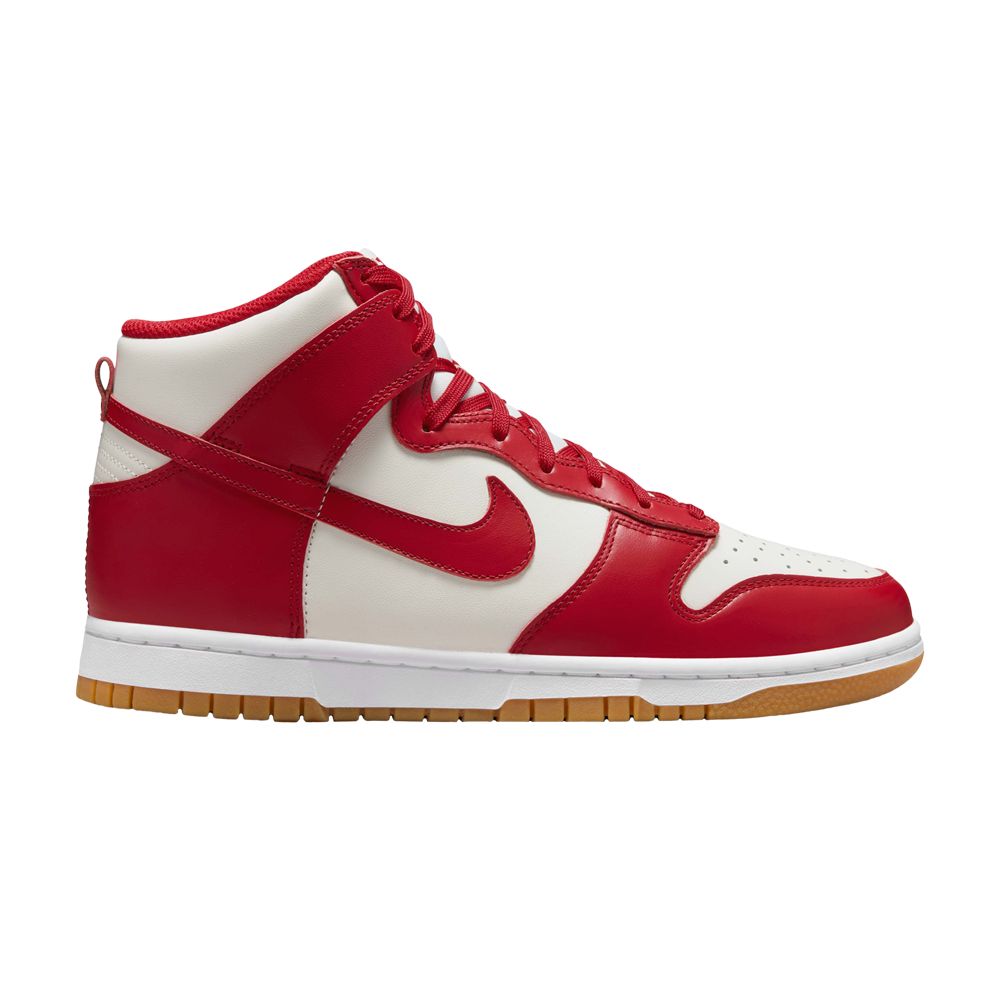 Pre-owned Nike Wmns Dunk High 'gym Red Sail Gum'
