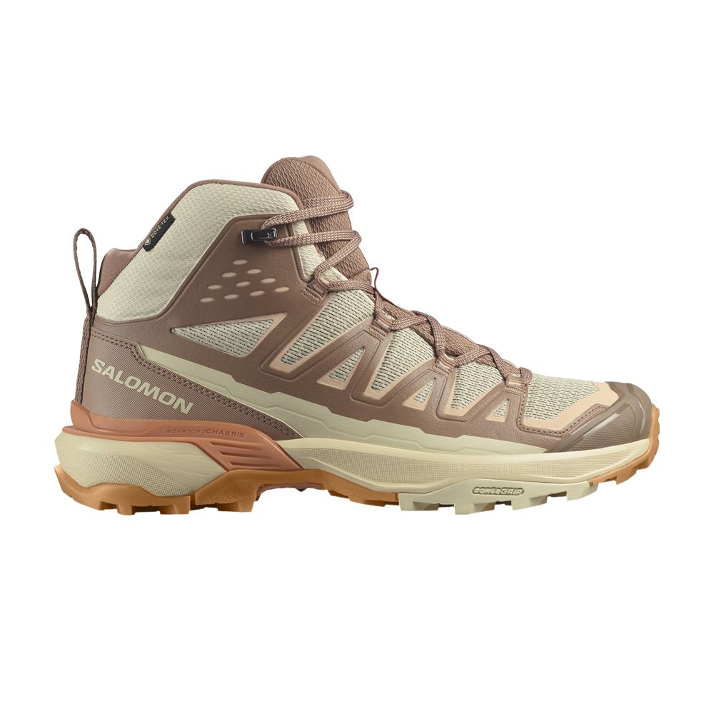 Pre-owned Salomon Wmns X Ultra 360 Edge Mid Gore-tex 'raw Umber' | Tan | Women's Size 9 In Brown
