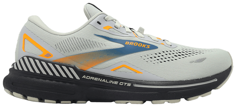 Brooks Adrenaline GTS 23 GORE TEX Oyster Mushroom Orange Blue