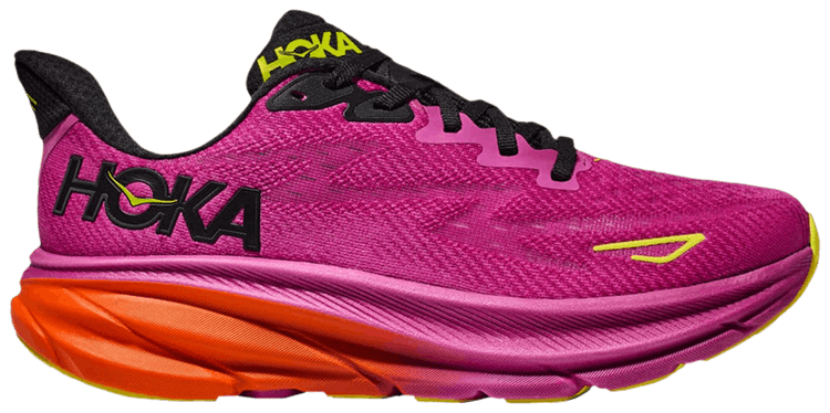 HOKA Wmns Clifton 9 Fuchsia Black