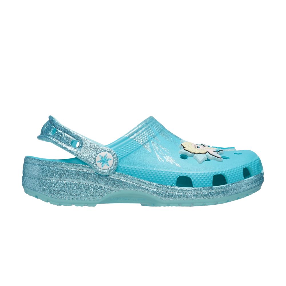Pre-owned Crocs Disney X Classic Clog Kids 'frozen' | Blue | Kid's Size 1