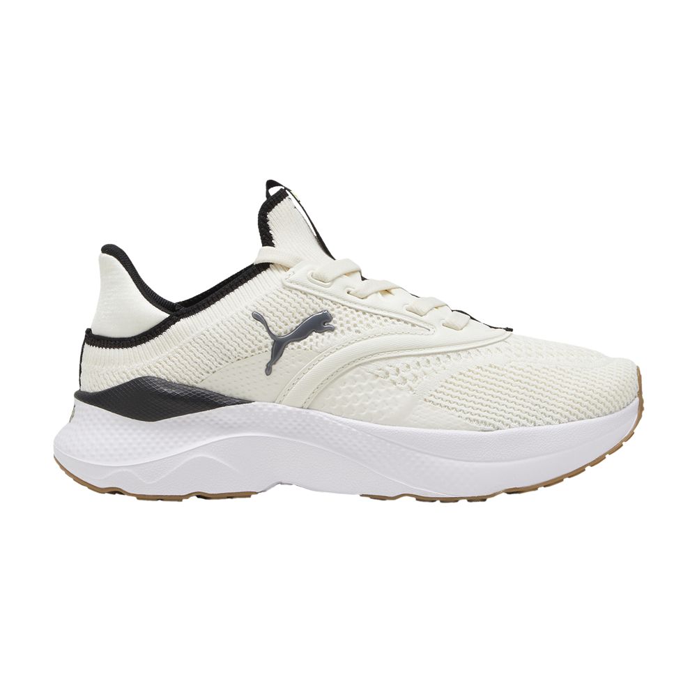 Puma Wmns Softride Mayve 'Warm White Black' | Cream | Women's Size 9 - 310160-09