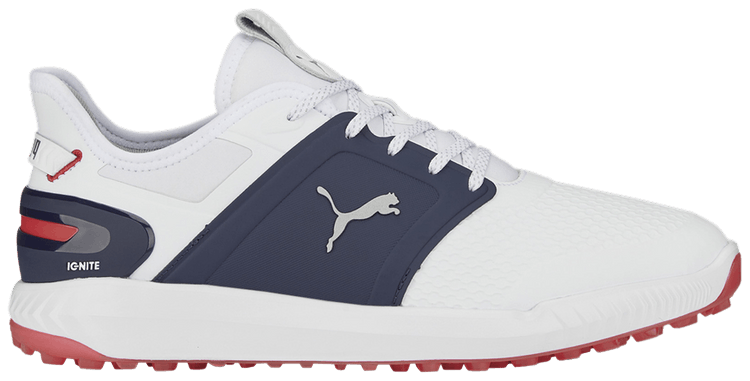 Puma Ignite Elevate White Silver Navy