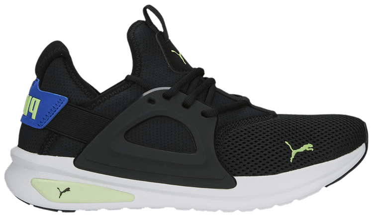 Puma Softride Enzo Evo Black Lime Royal Sapphire