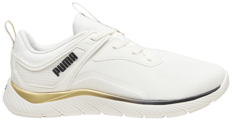 Puma Wmns Softride Remi Molten Metal   White Gold Black