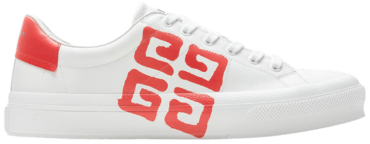 Givenchy City Sport 4G Tag Effect   White Red