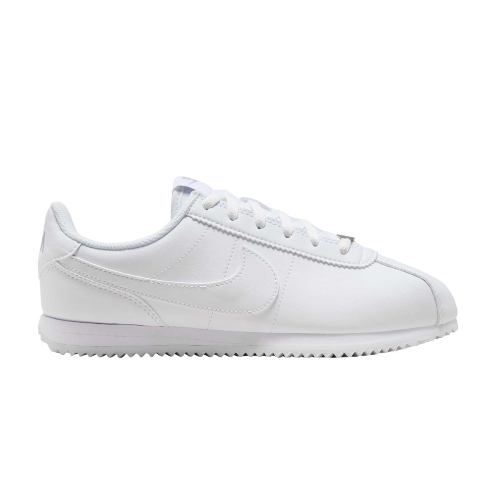 Pre-owned Nike Cortez Gs 'white Wolf Grey' | Kid's Size 1