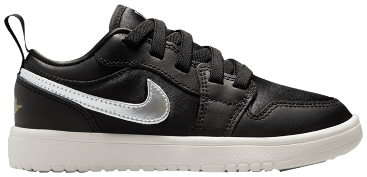 Buy Air Jordan 1 Low ALT SE PS 'Black Metallic Silver