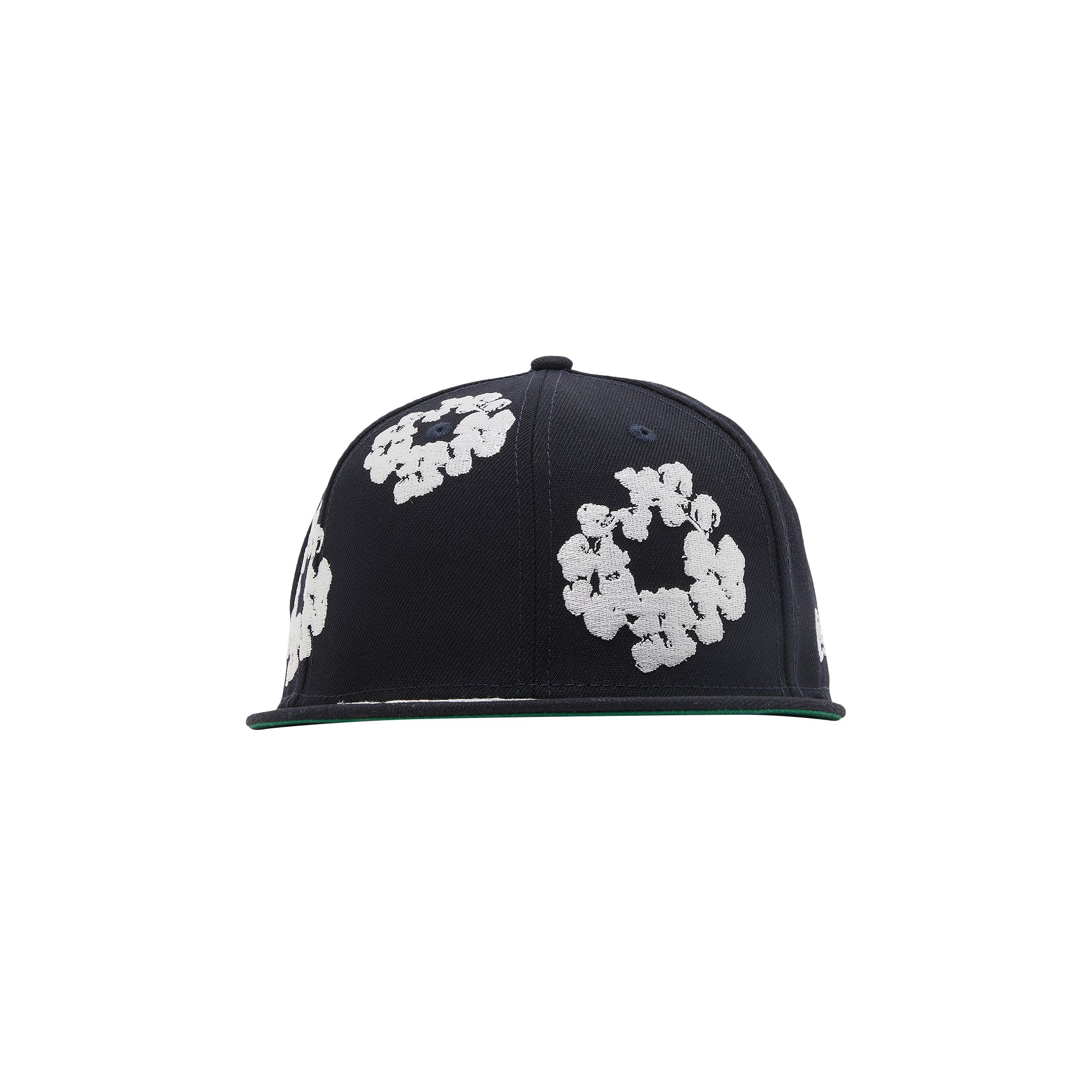 Pre-owned Denim Tears X New Era Cotton Wreath 59/50 'navy' In Blue