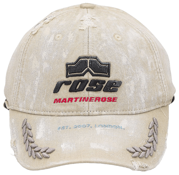 Martin Rose 23AW BUNNY DAMEGE CAP（Martine Rose Roll Back