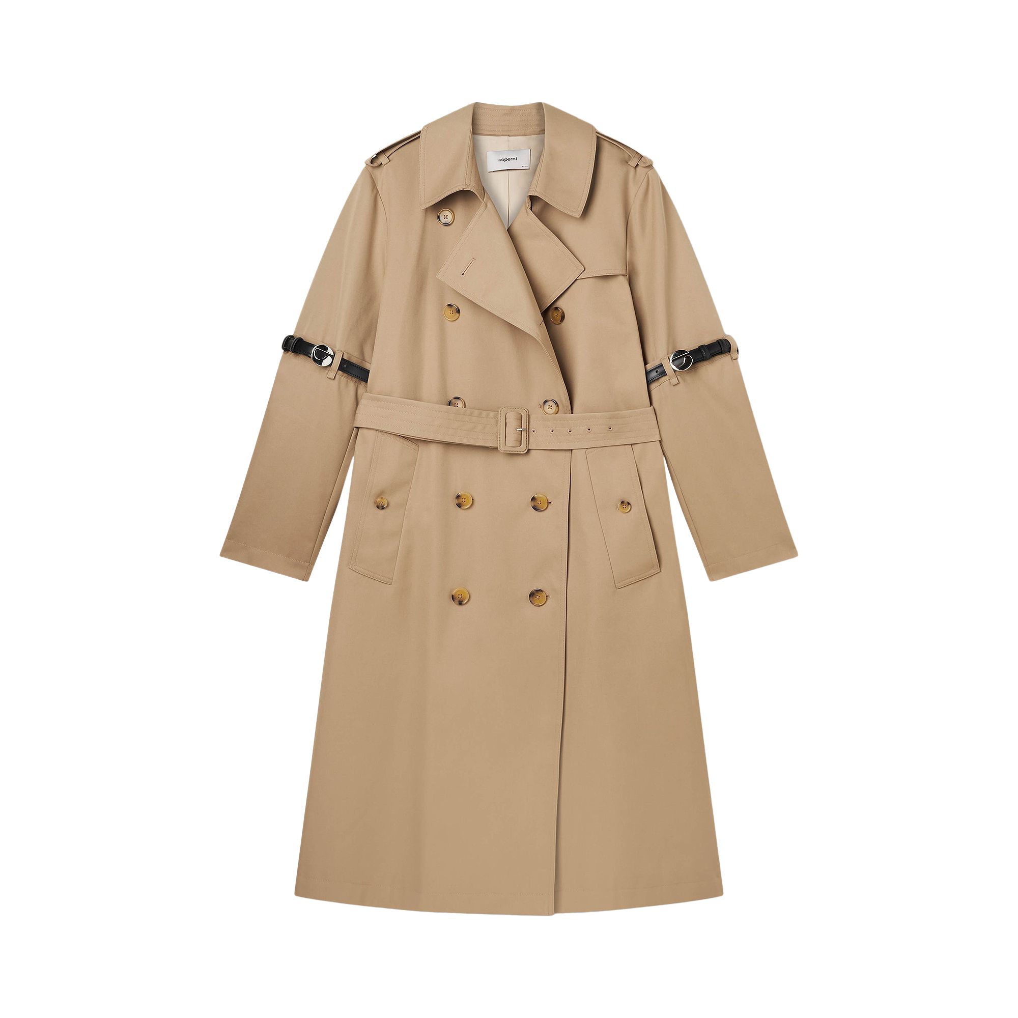 Pre-owned Coperni Hybrid Trench Coat 'beige' In Tan