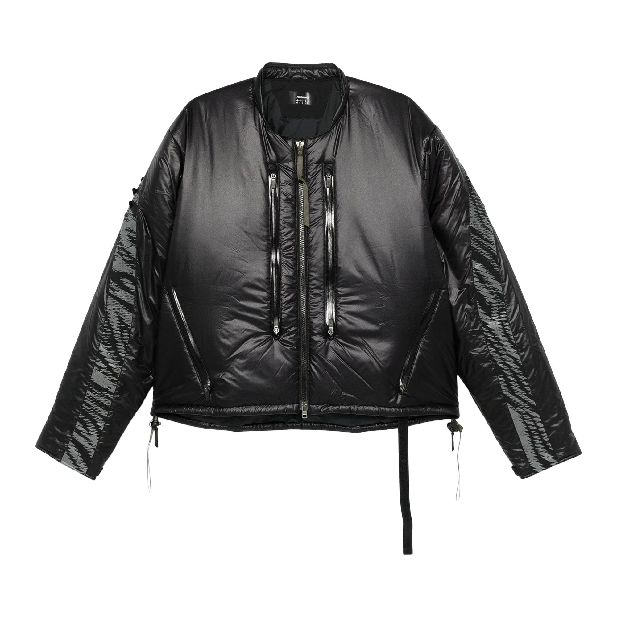 Pre-owned Acronym Padded Coated-shell Bomber Jacket 'black' | Men's Size L