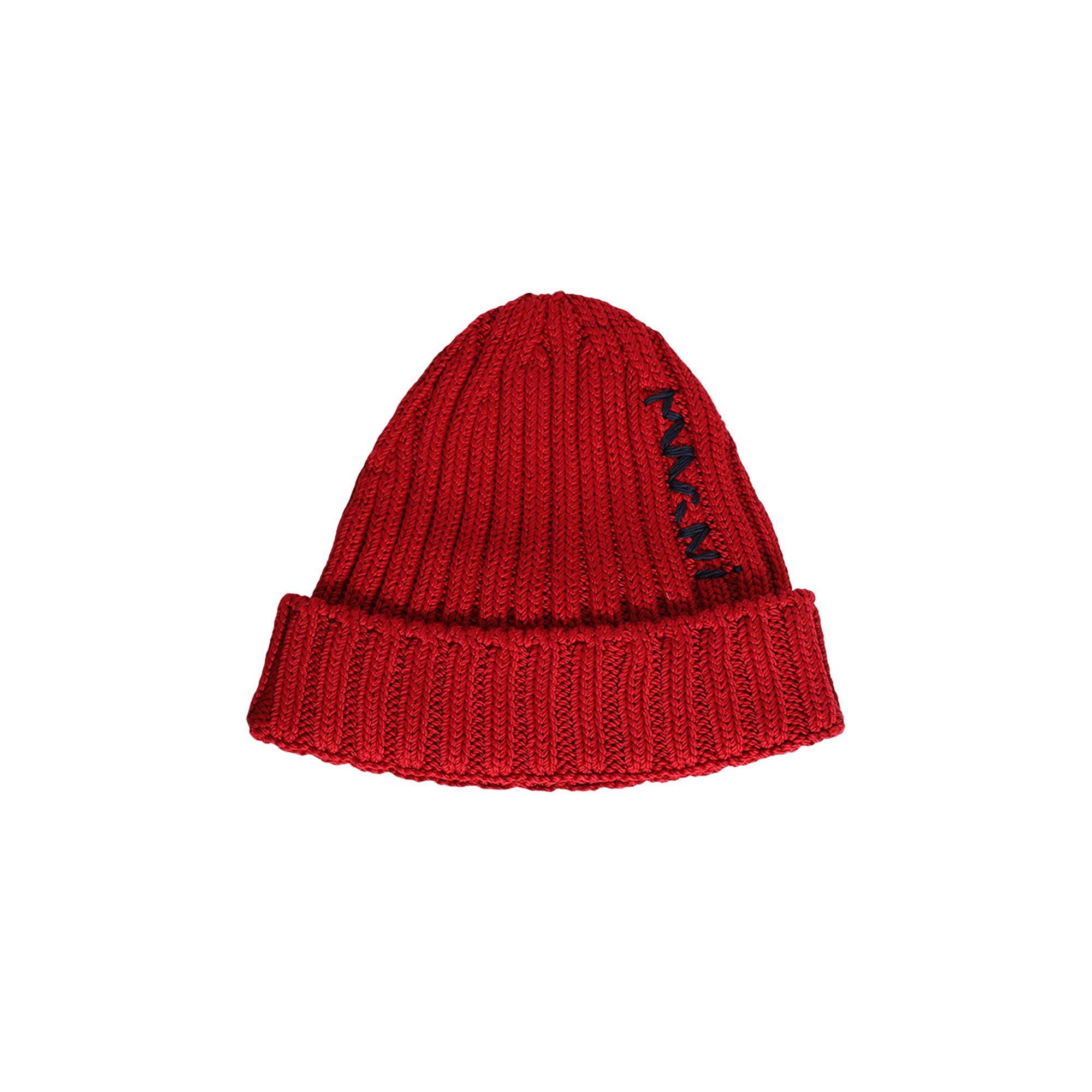 Pre-owned Marni Beanie Hat 'chilli' | Red | Men's Size M