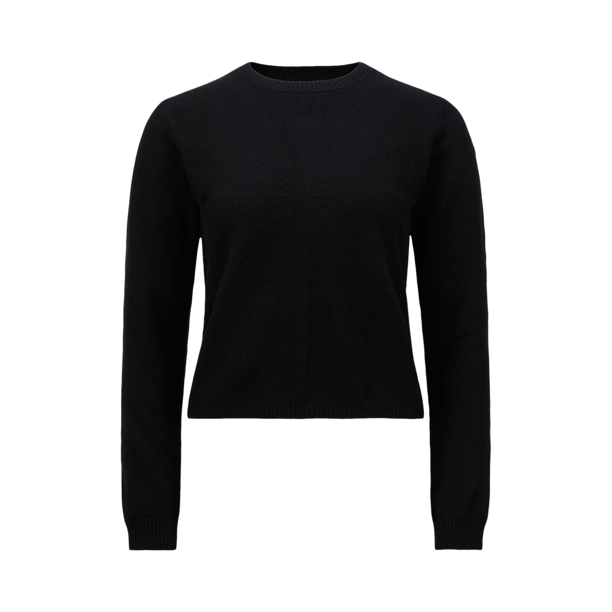 Pre-owned Moncler X Rick Owens Biker Round Neck Sweater 'black' | Women's Size S