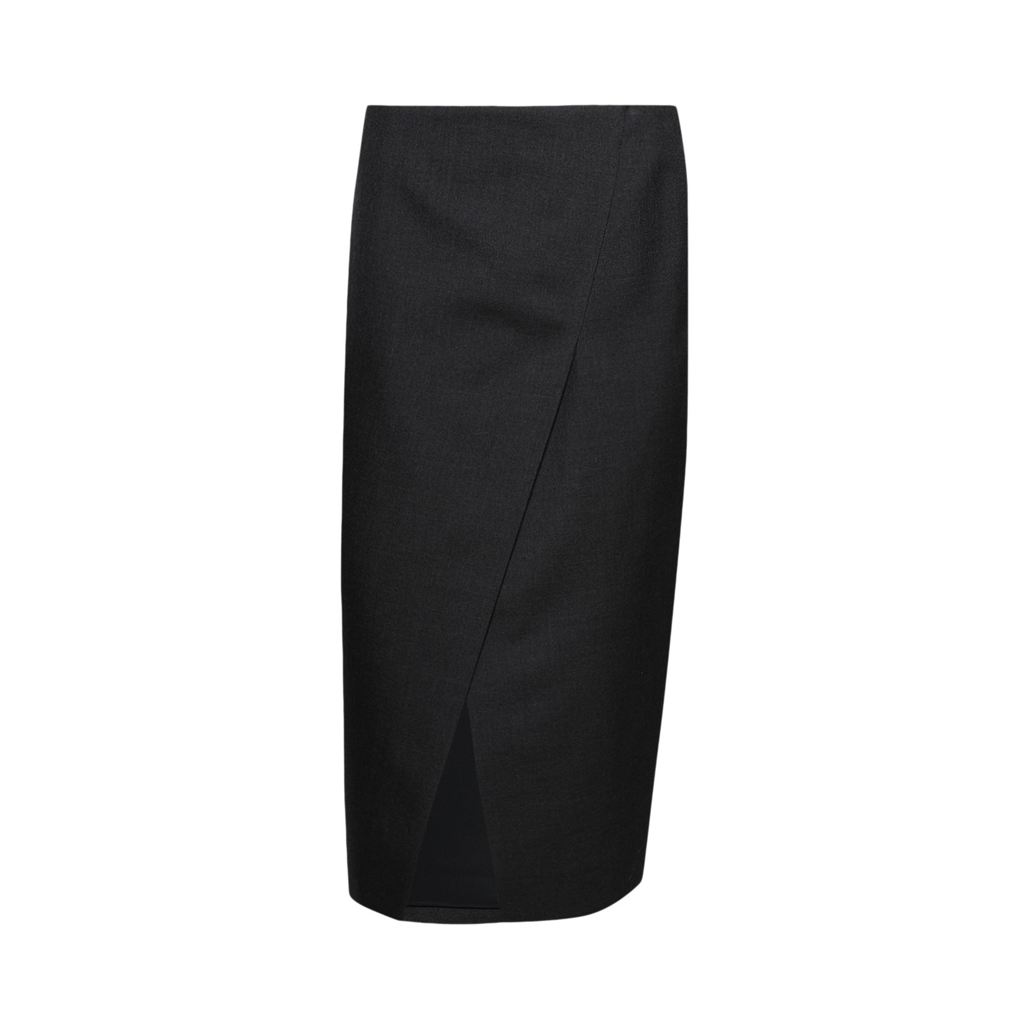 Pre-owned Gucci Wool Gabardine Skirt 'dark Grey' | Women's Size 38