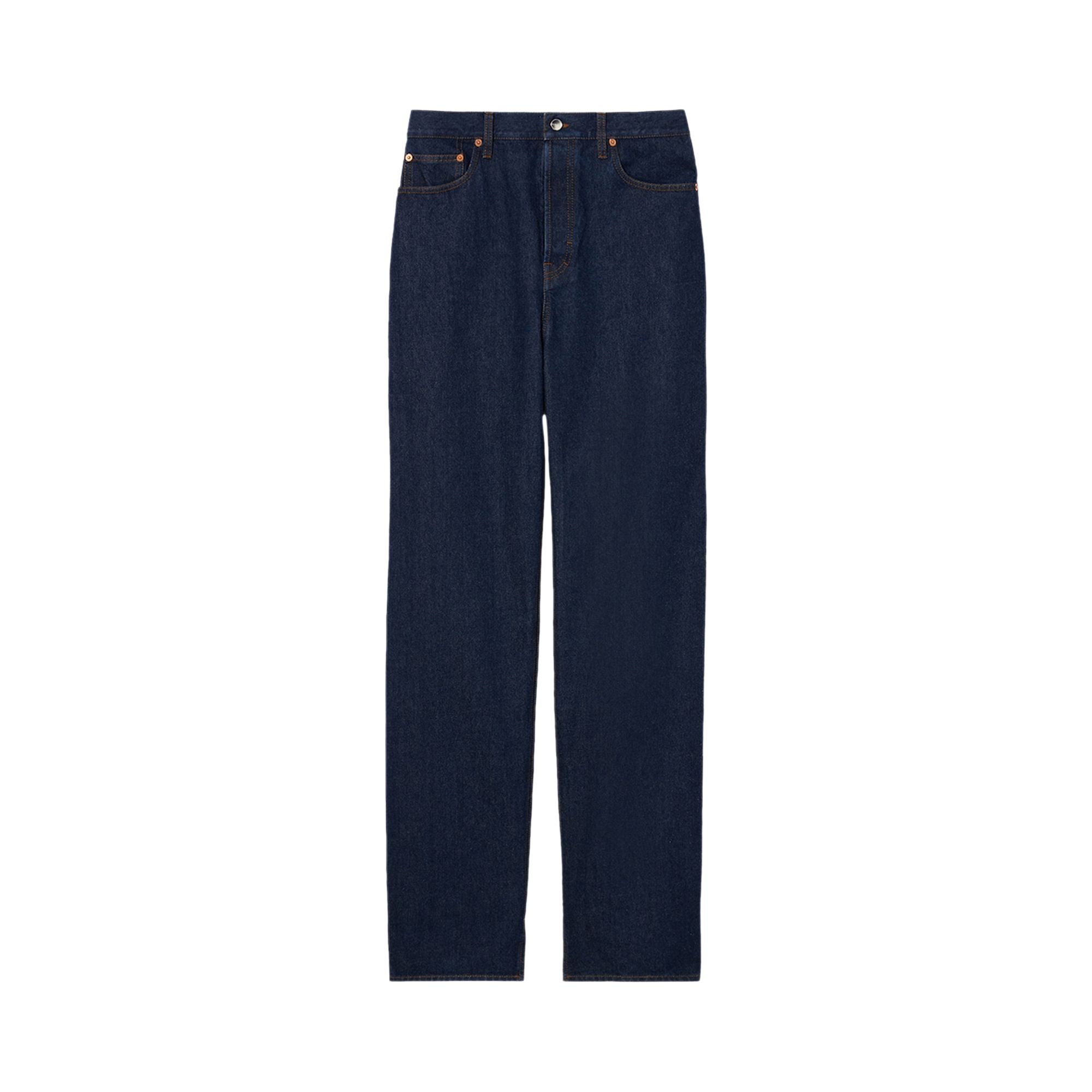 Pre-owned Gucci Baggy Denim Pant 'dark Blue' | Men's Size 36