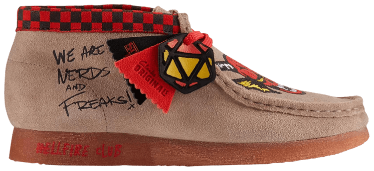 Stranger Things x Clarks Wallabee Big Kid Hellfire Club