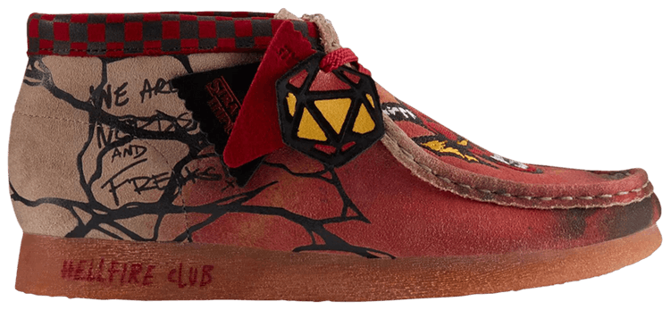 Clarks Stranger Things x Wallabee Big Kid The Upside Down