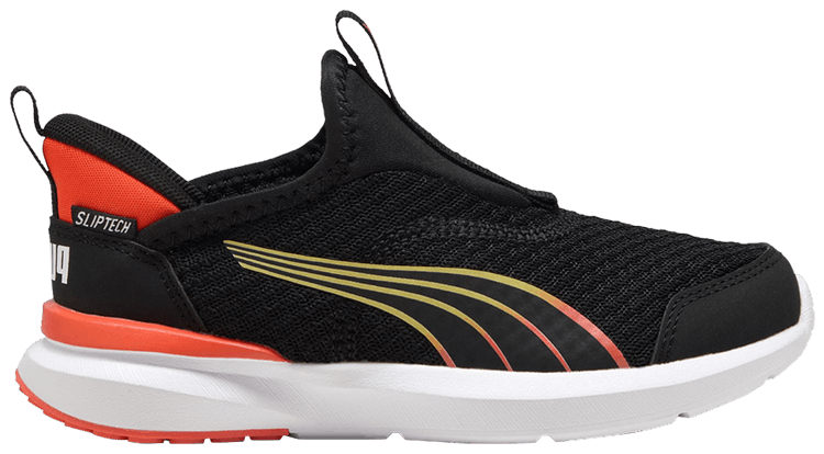 Puma Kruz Profoam SlipTech Little Kid Black Redmazing