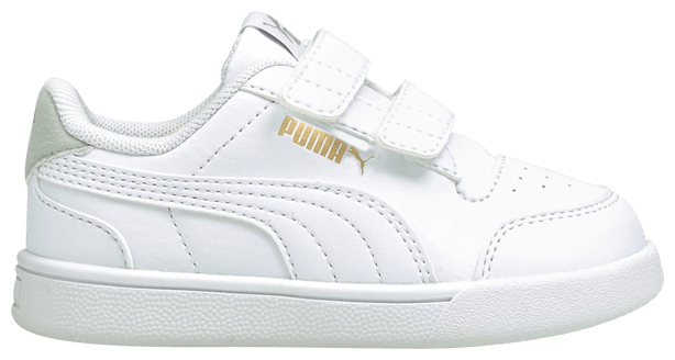Puma Shuffle Velcro Toddler White Grey Violet