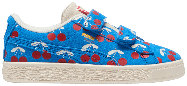 Bebe De Pino x Puma Suede Classic 21 Little Kid Ignite Blue Cherries
