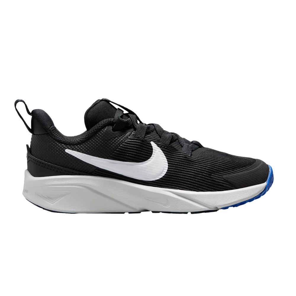 Nike Star Runner 4 PS 'Black White Blue' | Kid's Size 12 - DX7614-006
