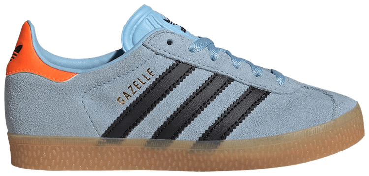 Adidas Gazelle C Clear Sky Black Solar Orange