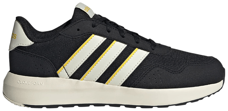 Adidas Run 60s J Black Off White Yellow