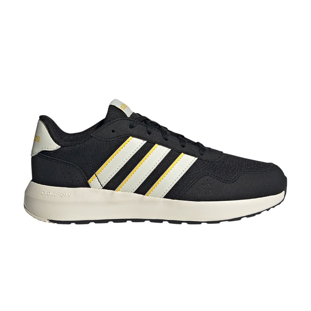 Pre-owned Adidas Originals Adidas Run 60s J 'black Off White Yellow' | Kid's Size 4
