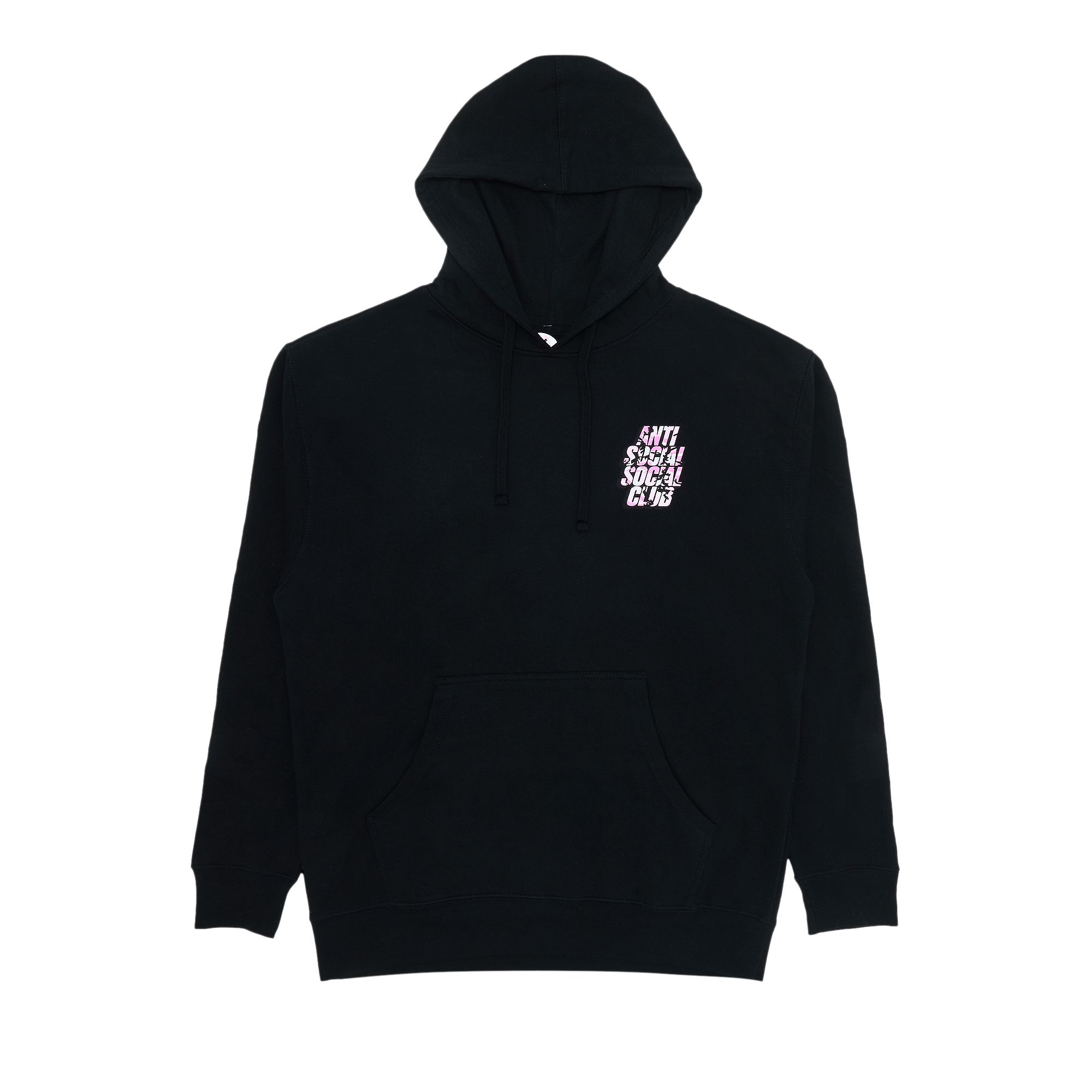 ANTI SOCIAL SOCIAL CLUB ANTI SOCIAL SOCIAL CLUB BLOCKED PINK CAMO HOODIE 'BLACK'