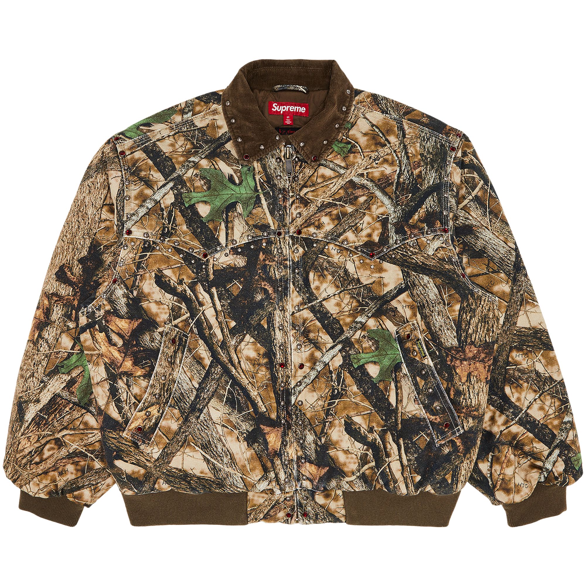 Pre-owned Supreme X B.b. Simon Studded Work Jacket 'truetimber Htc Fall Camo'