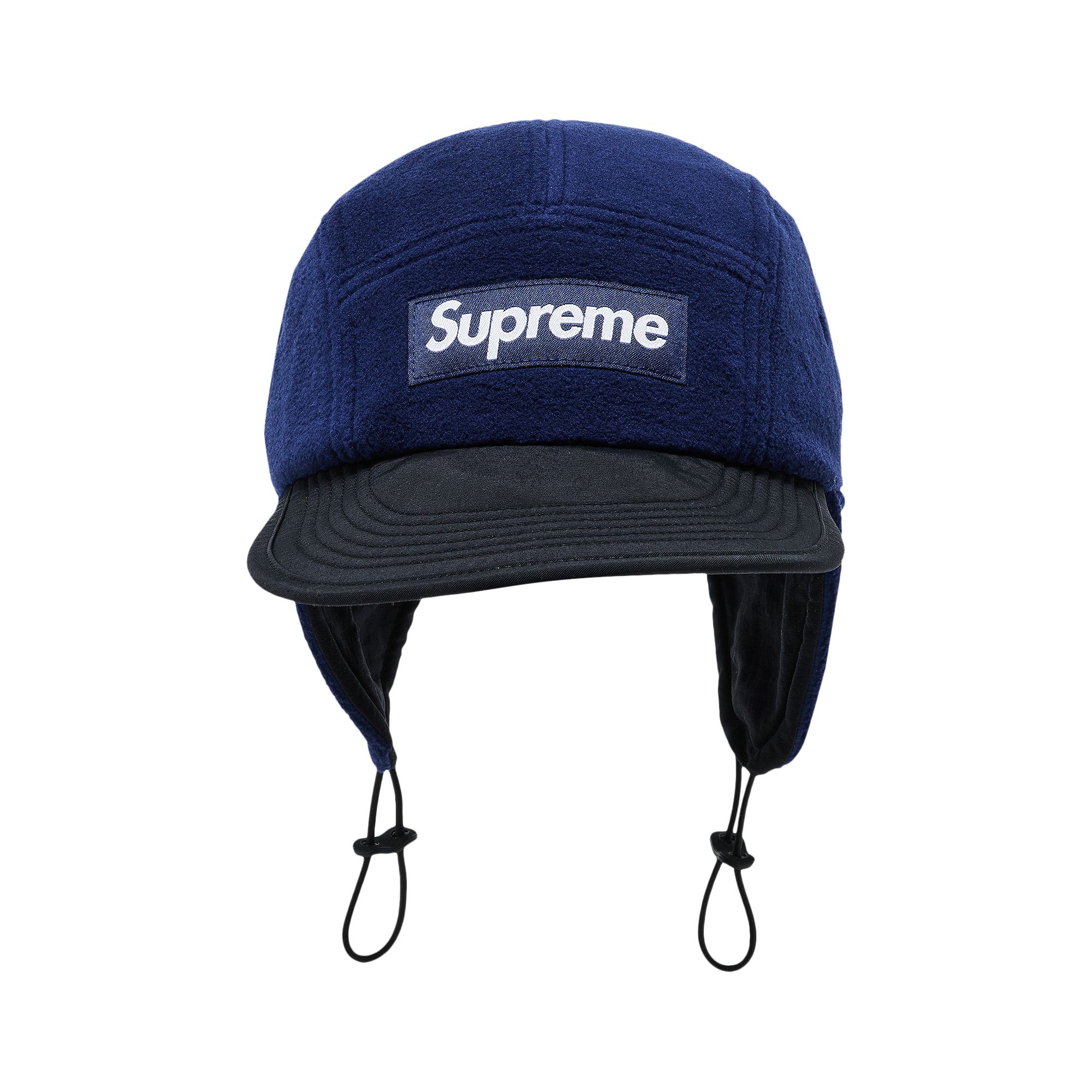 Pre-owned Supreme Polartec Earflap Camp Cap 'navy' | Blue | Men's Size Onesize