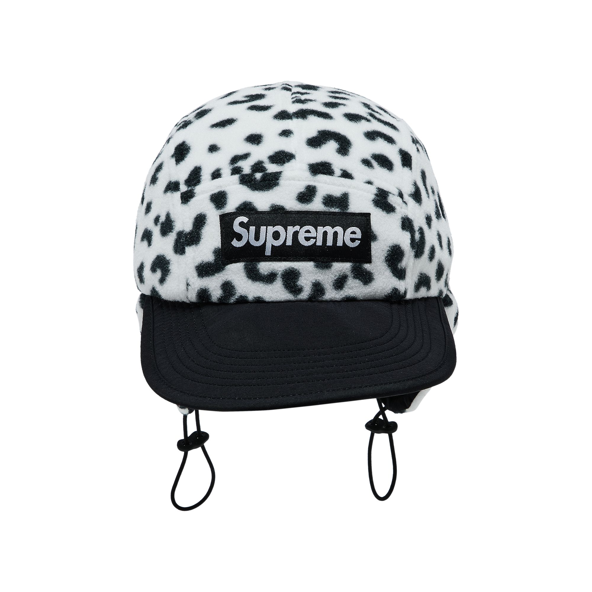 Pre-owned Supreme Polartec Earflap Camp Cap 'leopard' | Multi-color | Men's Size Onesize