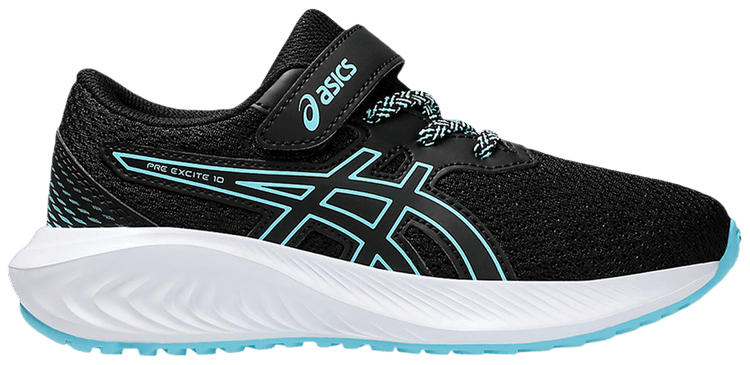 Asics Pre Excite 10 PS Black Bright Cyan