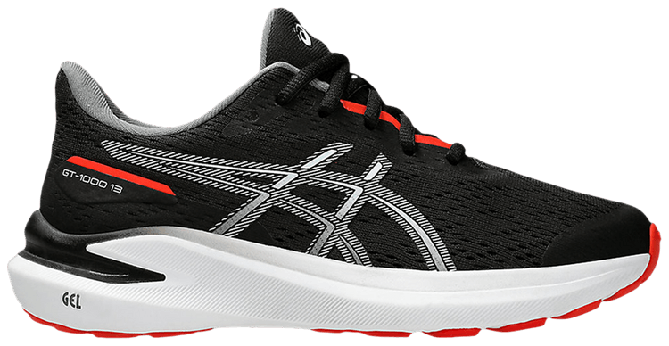 Asics GT 1000 13 GS Black Fiery Red