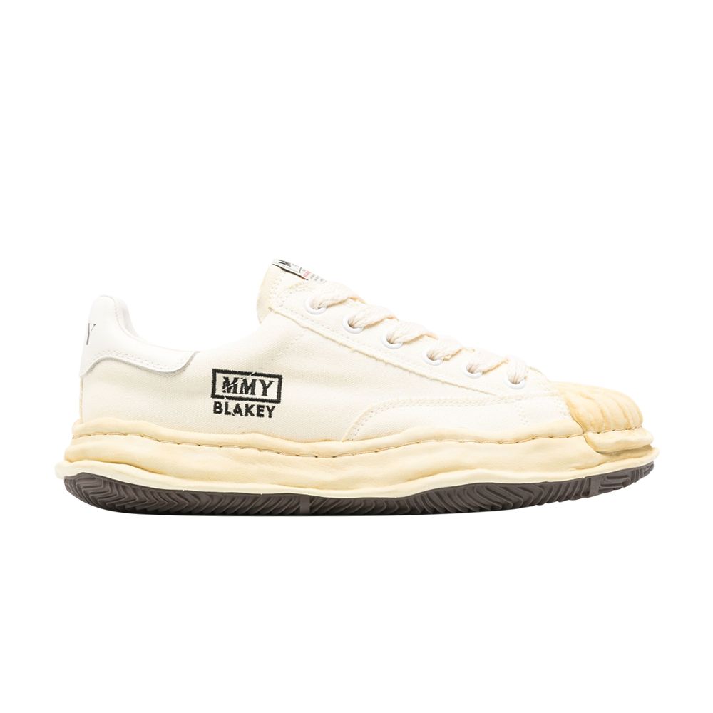 Pre-owned Miharayasuhiro Maison Mihara Yasuhiro Maison Mihara Yasuhiro Blakey Og Sole Canvas Low 'white' | Men's Size 42