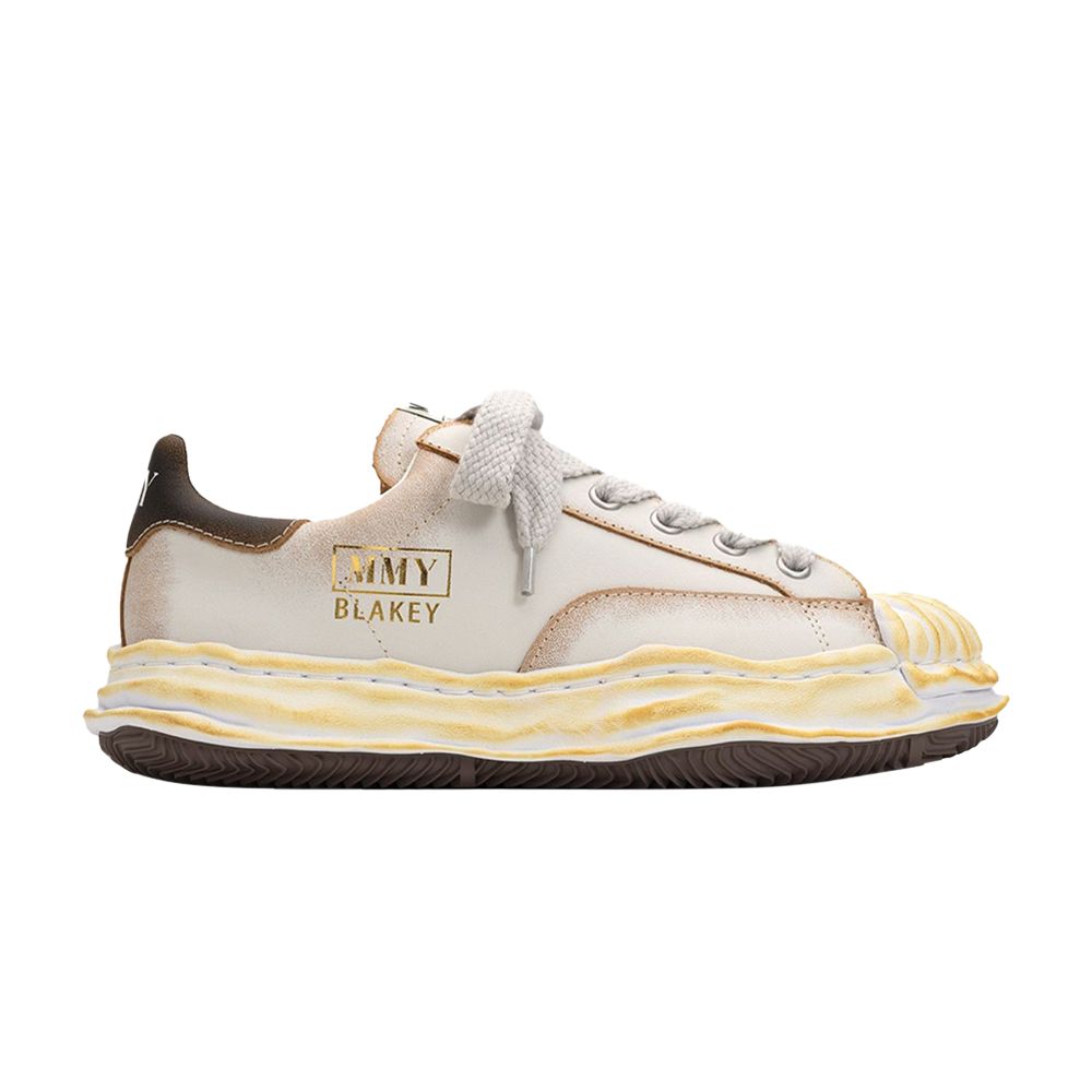 Pre-owned Miharayasuhiro Maison Mihara Yasuhiro Maison Mihara Yasuhiro Blakey Og Sole Vegan Leather Low 'white' | Men's Size